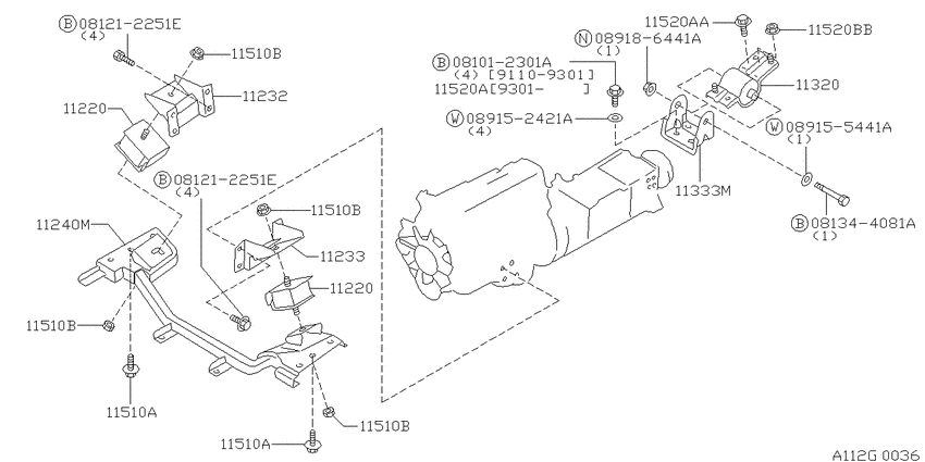 Engine & transmission   mounting