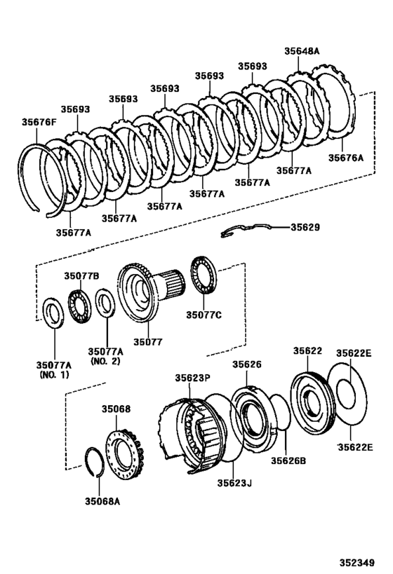 Brake No.3, 1St & Reverse Brake (Atm)