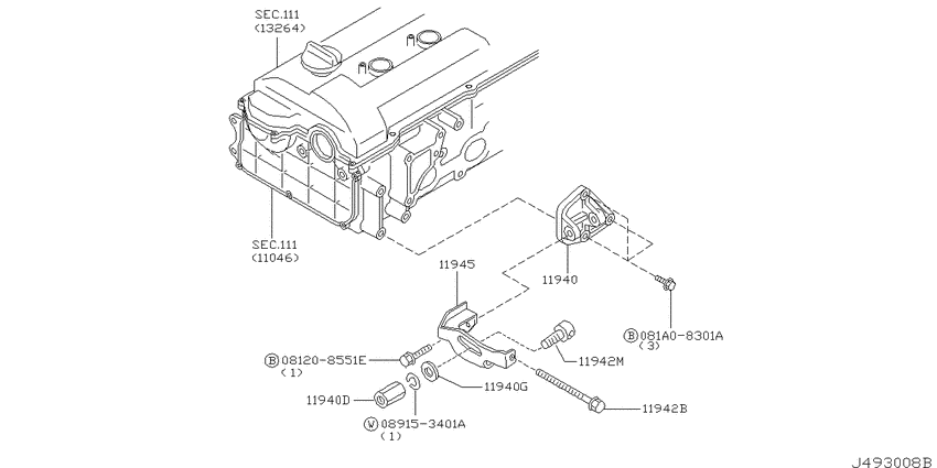 Power steering pump mounting