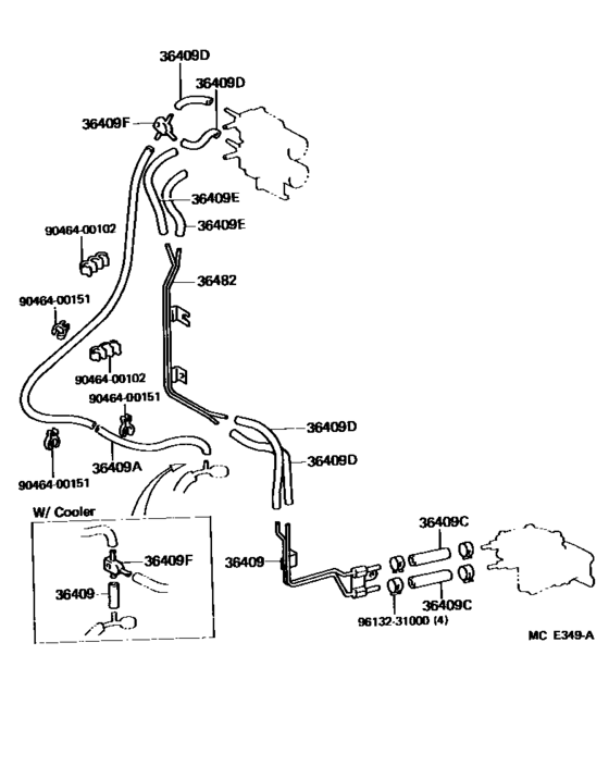 Transfer Vacuum Piping