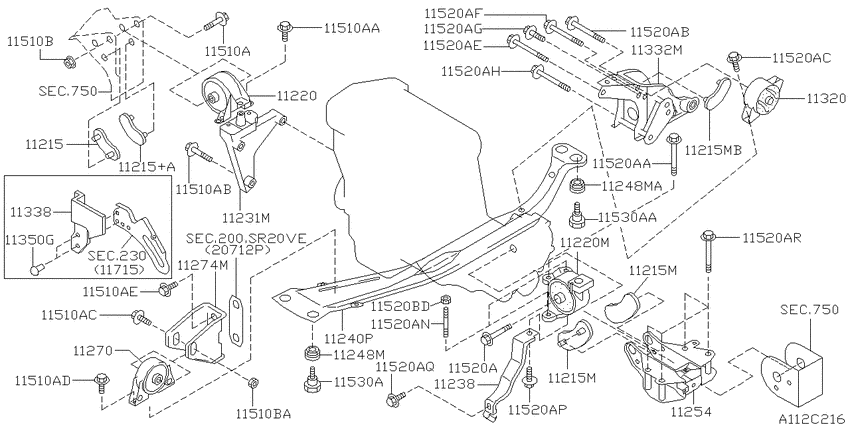 Engine & transmission   mounting