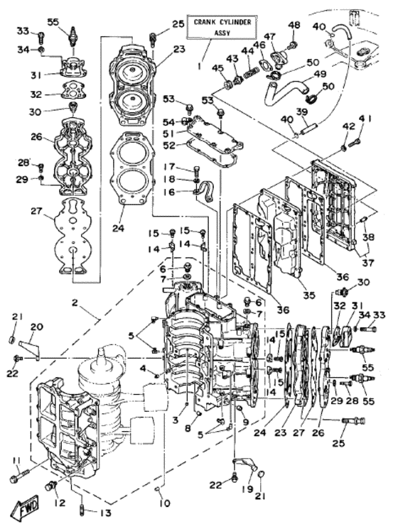 Cylinder crankcase