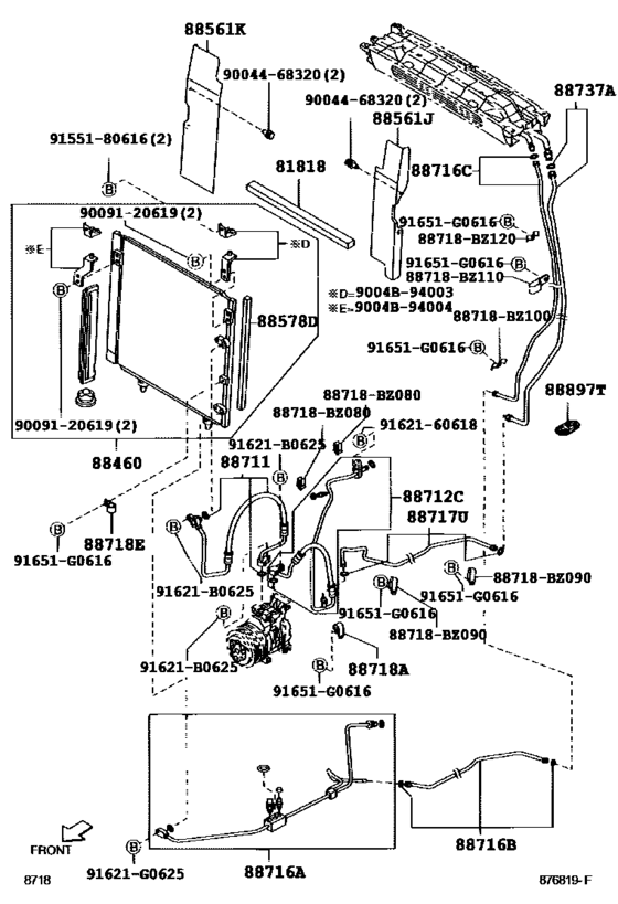 Heating & Air Conditioning - Cooler Piping