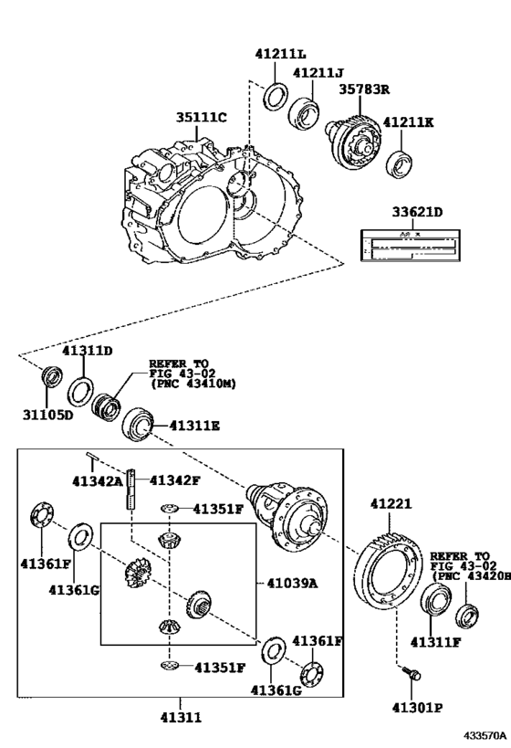 Front Axle Housing & Differential
