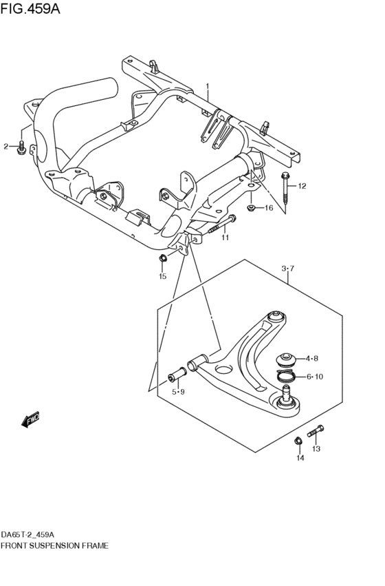 front suspension frame