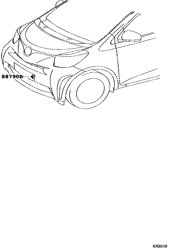 Heating & Air Conditioning Control & Air Duct for 2011 2015 Toyota