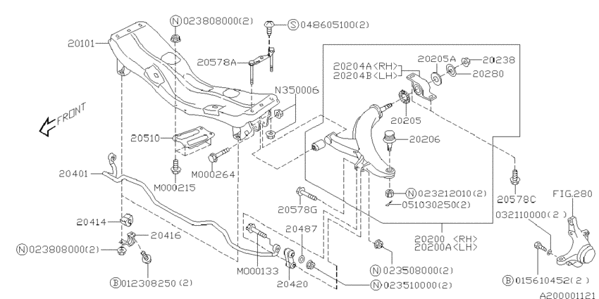 Front suspension