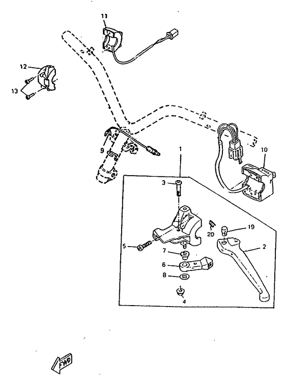 Handle switch & lever