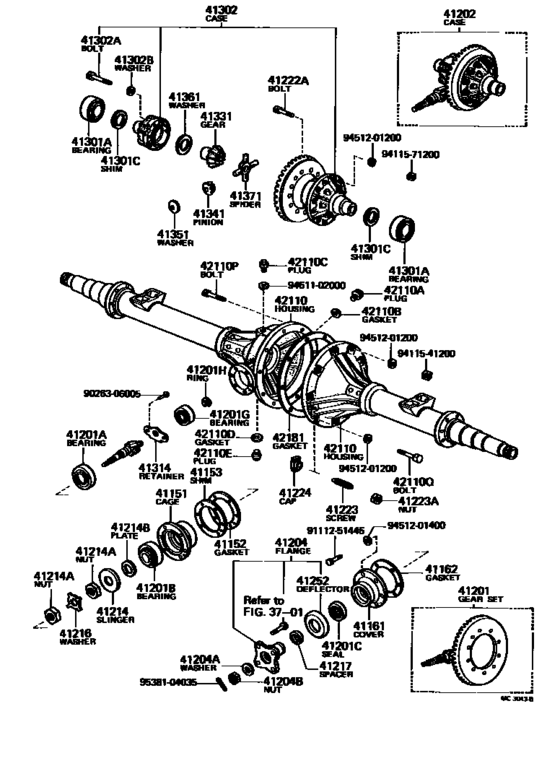 Rear Axle Housing & Differential