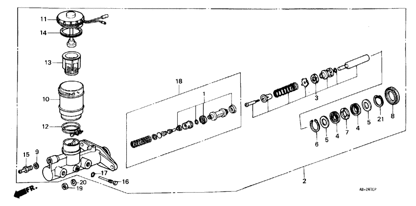 Brake master cylinder