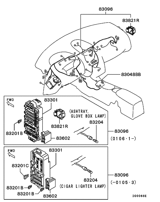 Wiring & attaching parts