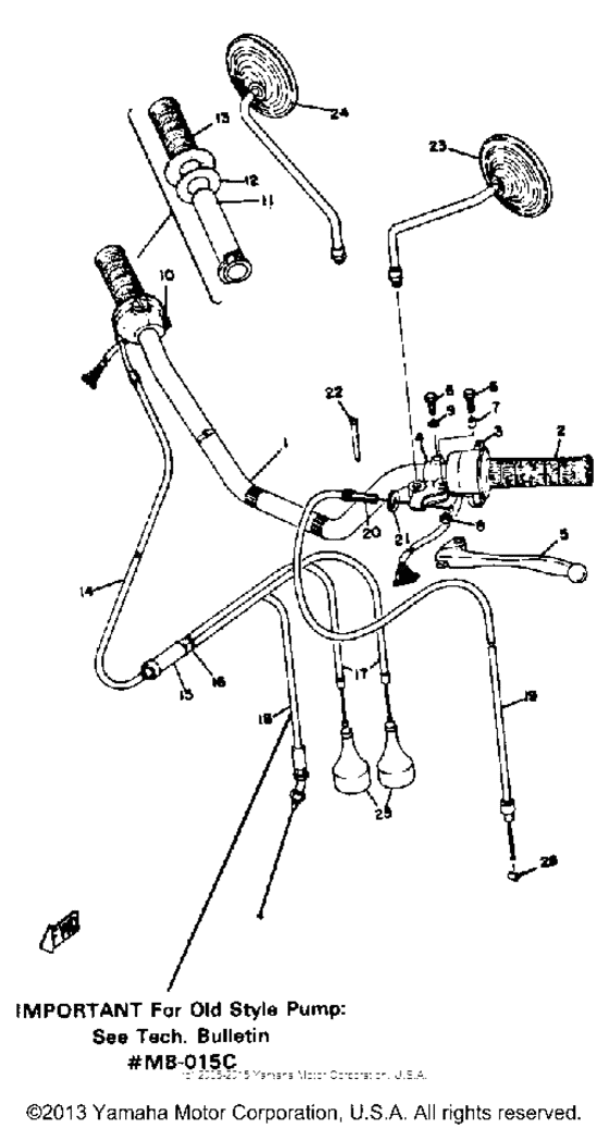 Handlebar cable