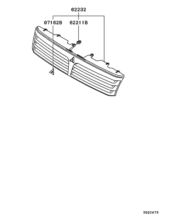 Radiator grille,headlamp bezel