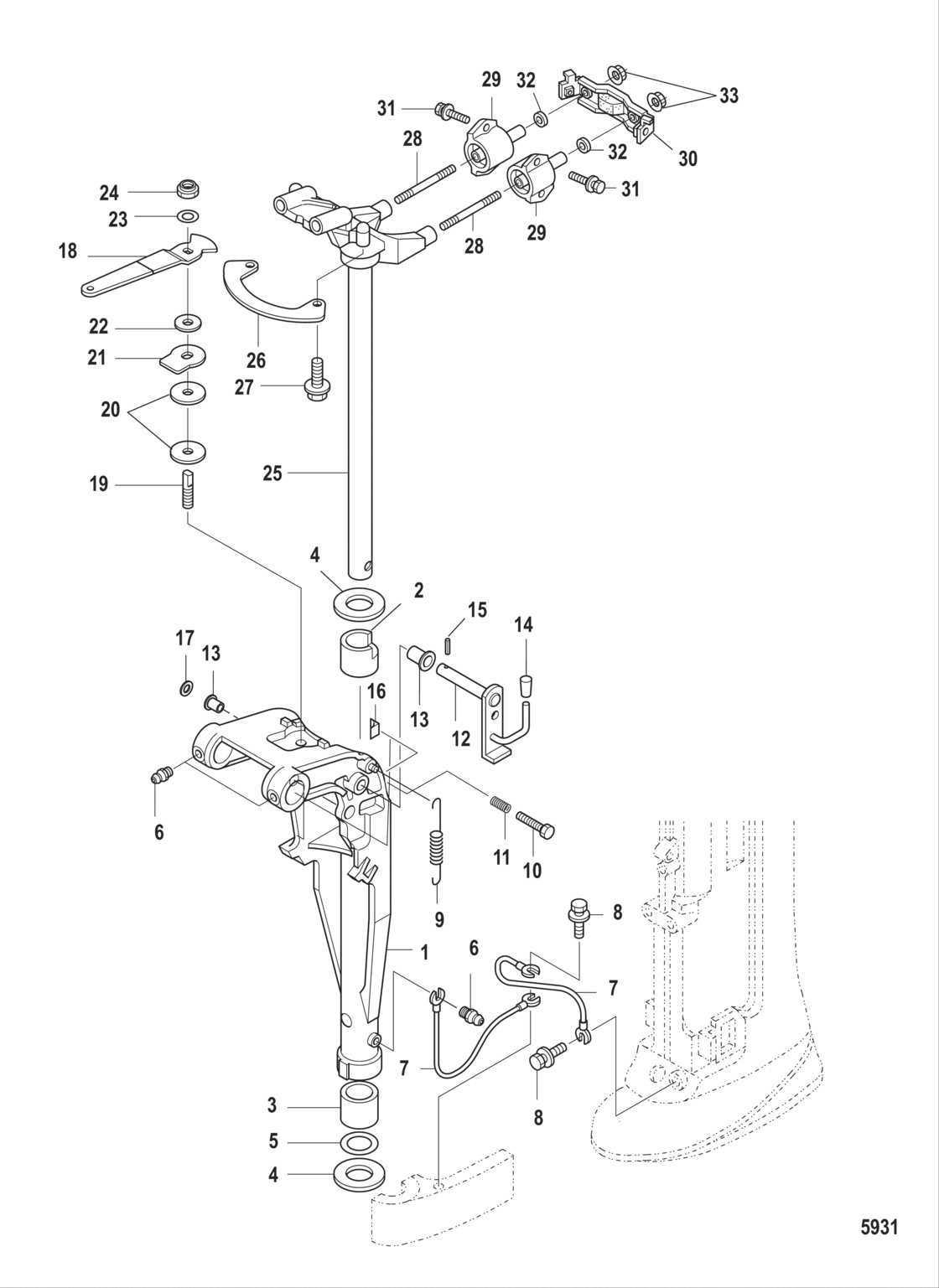 Swivel Bracket Power Tilt