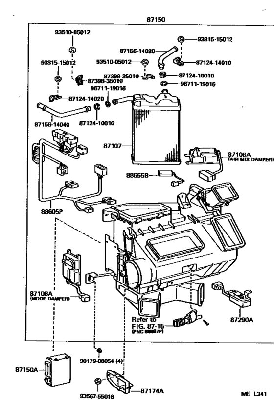Heating & Air Conditioning - Heater Unit & Blower
