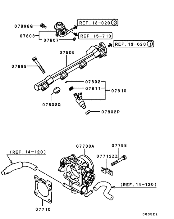 Injector & throttle body