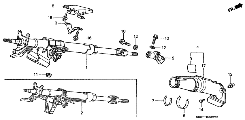 Steering column