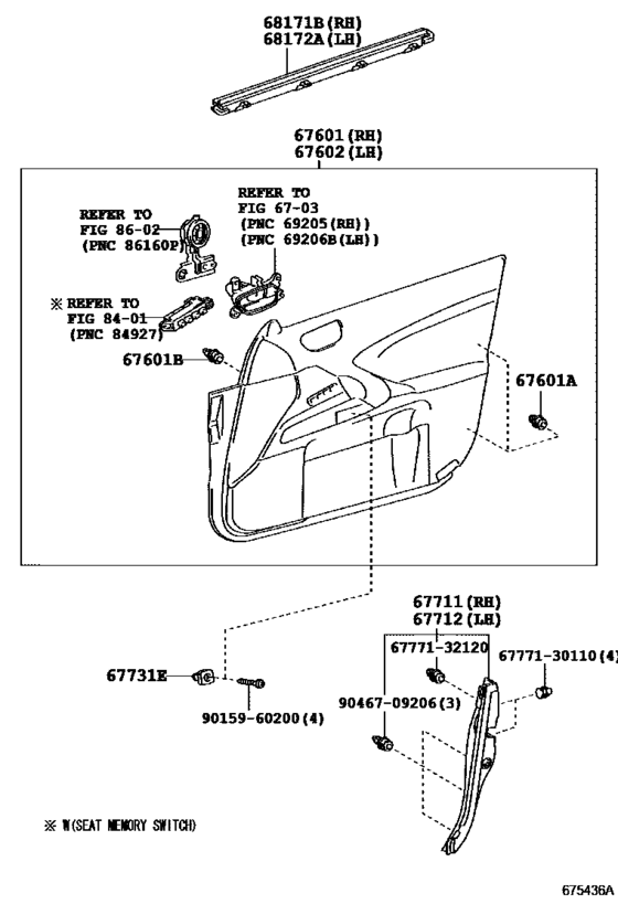 Front Door Panel & Glass