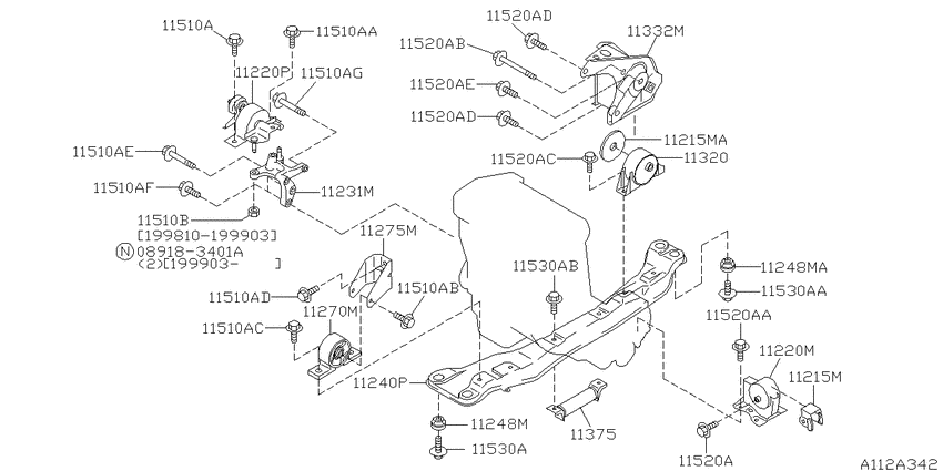 Engine & transmission   mounting