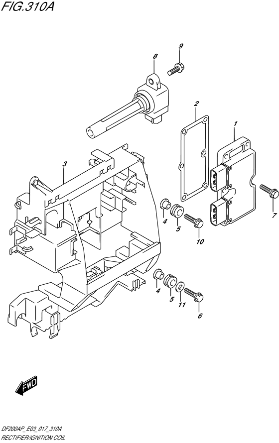 Rectifier/ignition coil