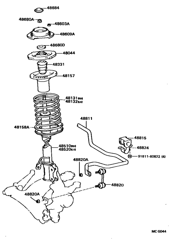 Front Spring & Shock Absorber