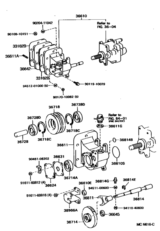 Power Take-Off Case & Gear