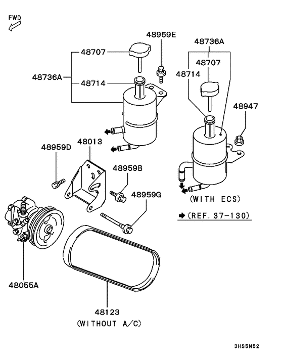 Power steering oil pump