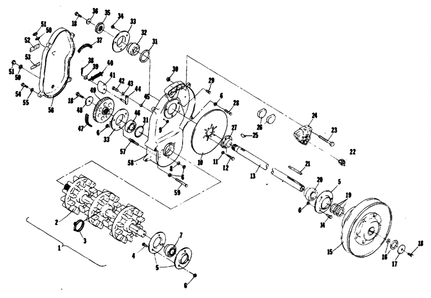 Ручной стартер для Arctic Cat BEARCAT BEARCAT (N), год: 2016. OEM запчасти - Мег