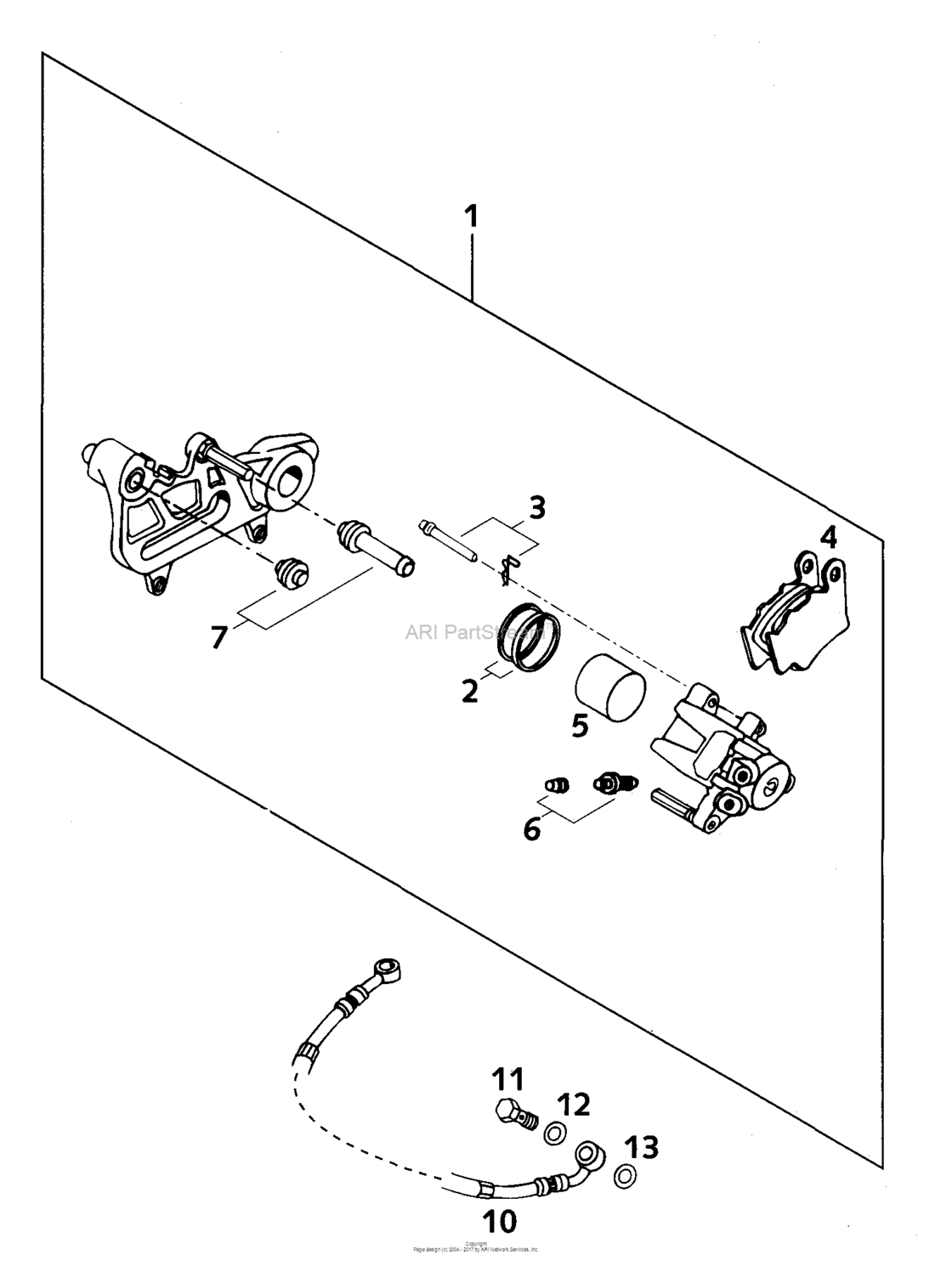 Brake Caliper Rear