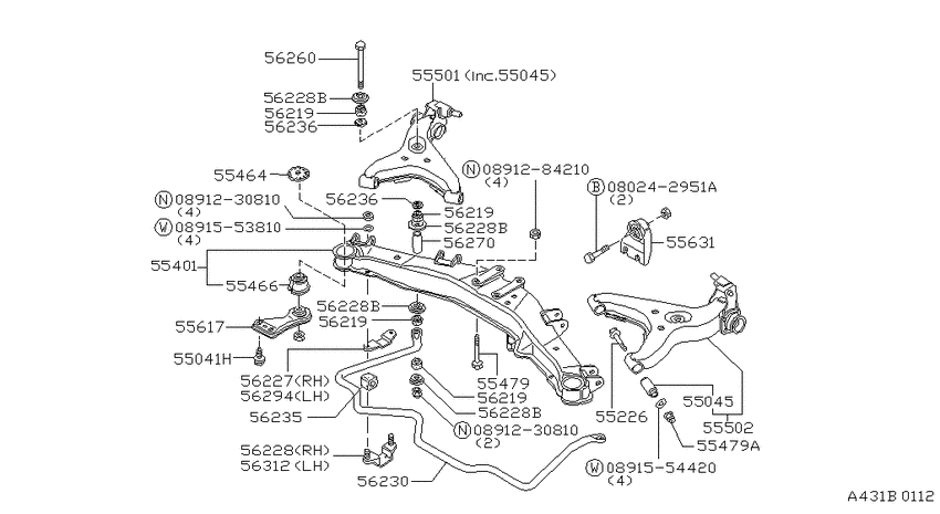 Rear suspension