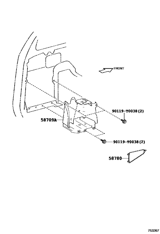 Tool Box & License Plate Bracket