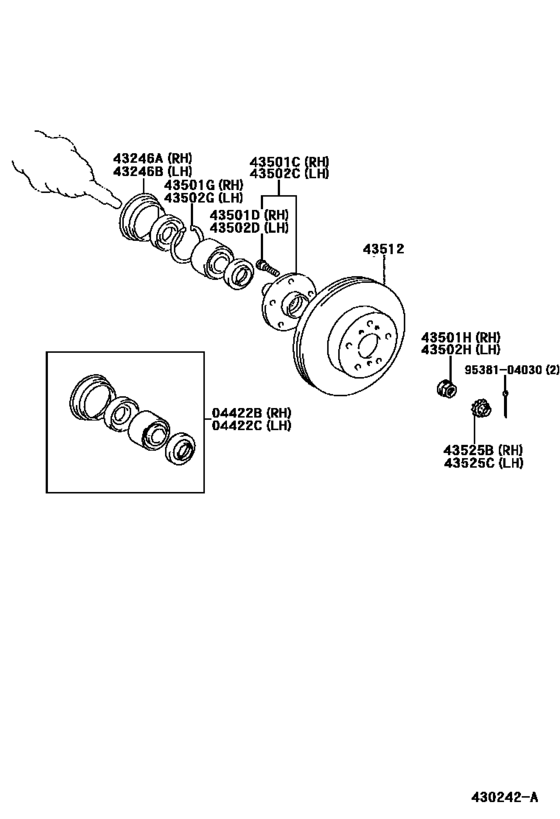 Front Axle Hub
