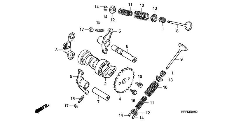 Camshaft/valve