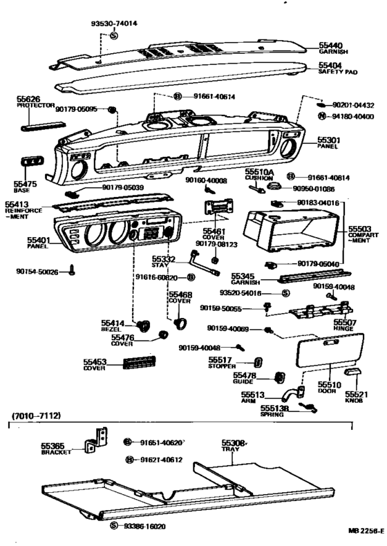 Instrument Panel & Glove Compartment