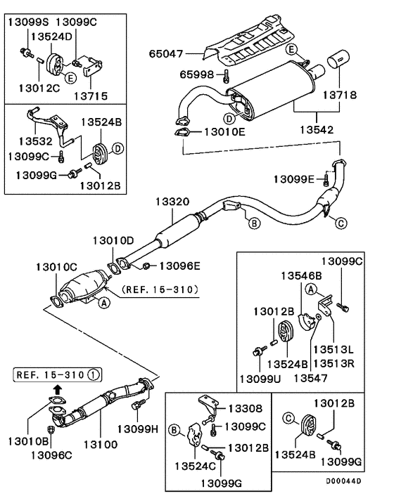 Exhaust pipe & muffler