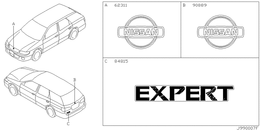 Emblem & name label