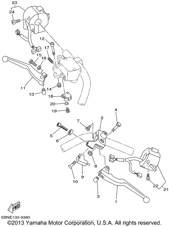 Handle switch & lever