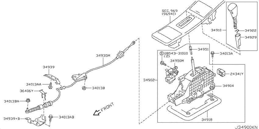 Auto transmission control device
