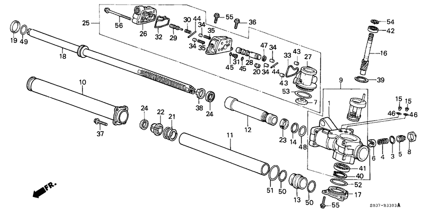 P.s. gear box components