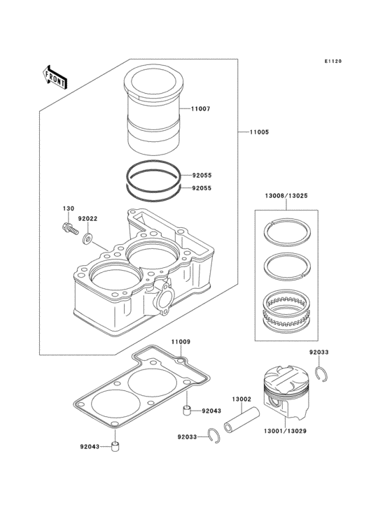 Cylinder/piston(s)