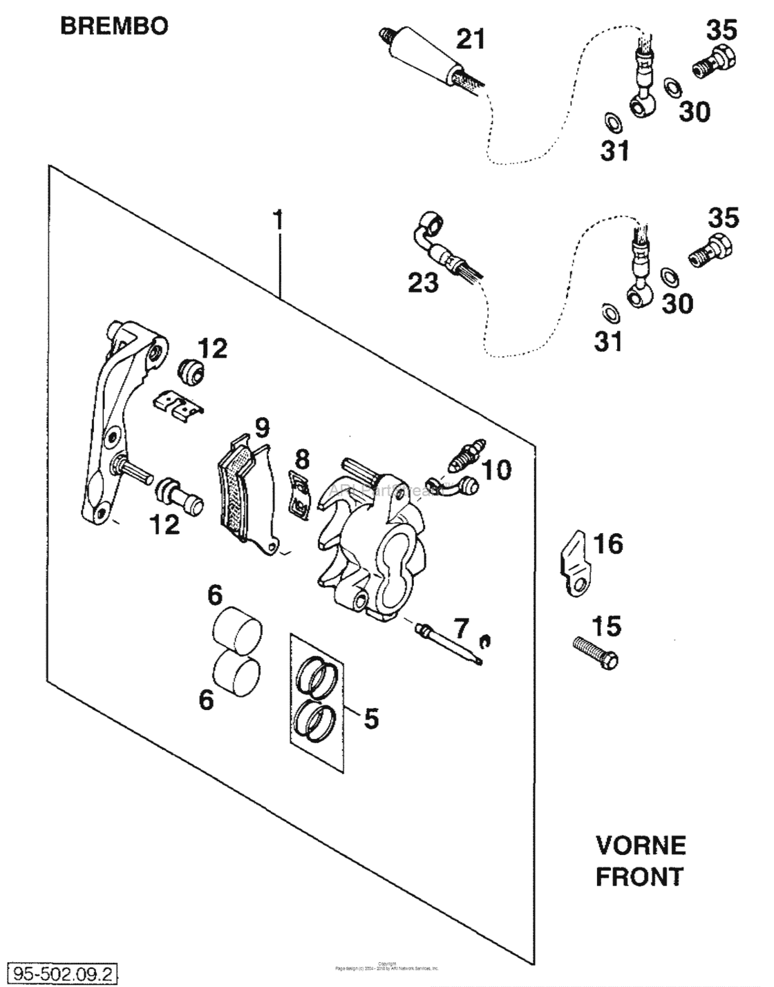 Brake Caliper Front