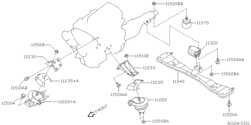 Engine & transmission   mounting