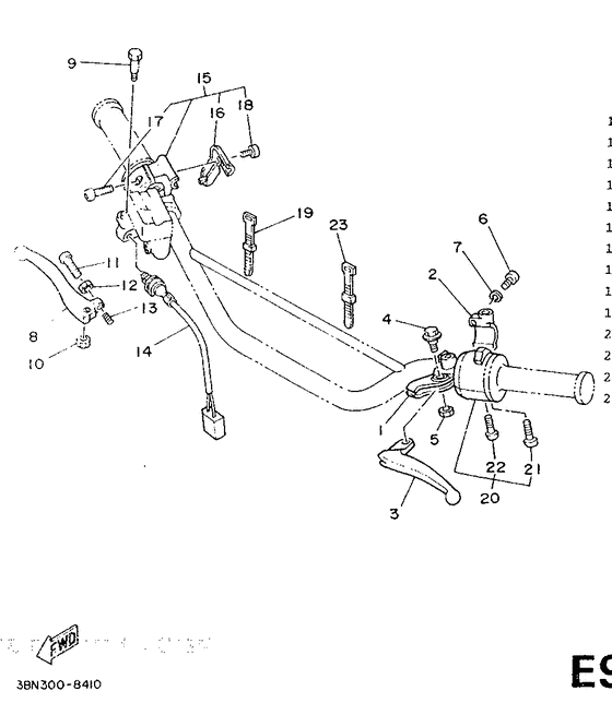 Handle switch & lever