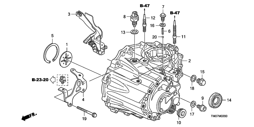 Transmission case