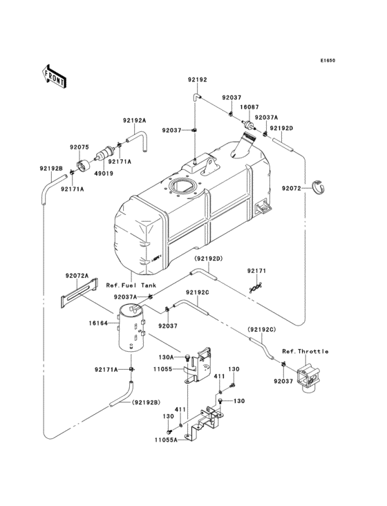 Fuel evaporative system