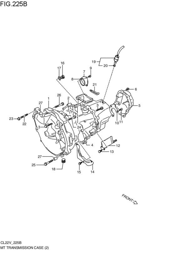 mt - transmission case