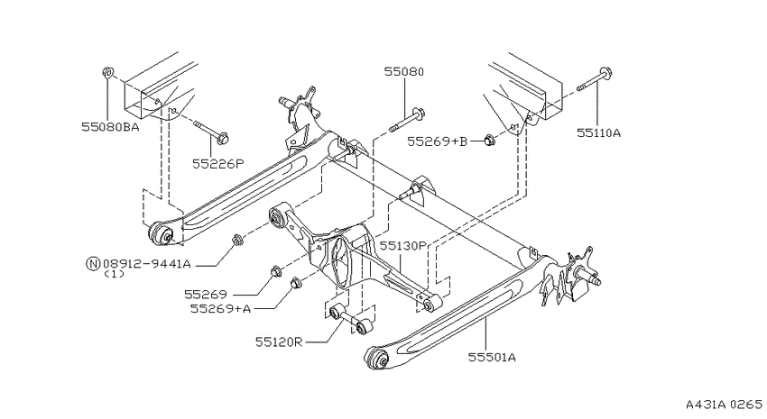 Rear suspension