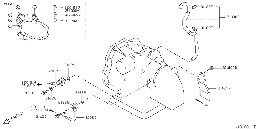 Auto transmission,transaxle & fitting