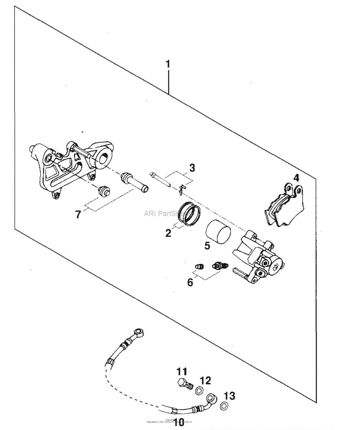 Brake Caliper Rear