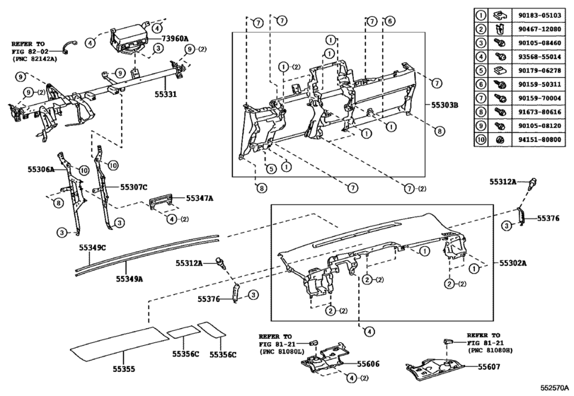 Instrument Panel & Glove Compartment